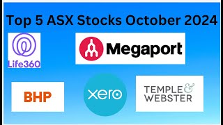 Top 5 ASX Stocks October 2024 [upl. by Gallagher]