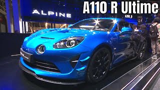 Alpine A110 R Ultime Premiere Paris Motor Show [upl. by Neirod]