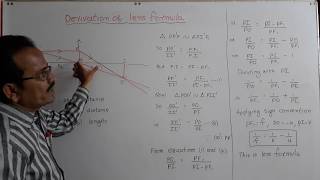 lens formula for class 10  lens formula for class 12 [upl. by Enamrej]