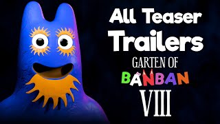 Garten of Banban 8  All Official Teaser Trailer [upl. by Stock270]