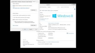 Windows 8  Remote Desktop and Remote Assistance Settings  Remote Access Setup [upl. by Dagmar]