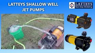 LATTEYS SHALLOW JETWELL PUMP PERFORMANCE BIHAR LSJ650 1HP 1ST 25×25MM SP [upl. by Marcin]