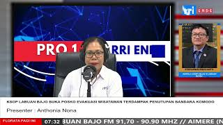 KSOP LABUAN BAJO BUKA POSKO EVAKUASI WISATAWAN TERDAMPAK PENUTUPAN BANDARA KOMODO [upl. by Salmon]