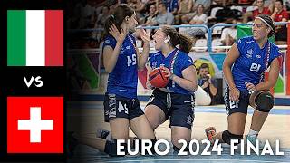 EURO 2024 FINAL  Italy vs Switzerland  ETC Women 2024  Full match [upl. by Ellison]