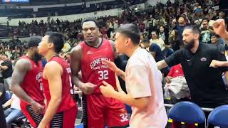 Ginebra vs Meralco last 2 minutes  Justine Brownlee Buzzer beater winning shot 3pts against Durham [upl. by Halilahk]