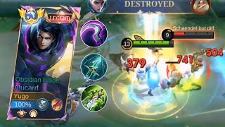 Global Alucard with MAX STACK SKY PIERCER 🔥🔥 New One Shot Build  Mlbb [upl. by Campney]