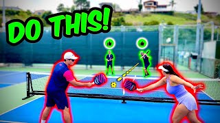 How to Win in Pickleball by Hitting HARD end points with POWER [upl. by Anavi]