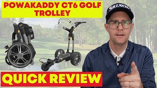 Powakaddy CT6 Electric Golf Trolley  Review [upl. by Cousins]