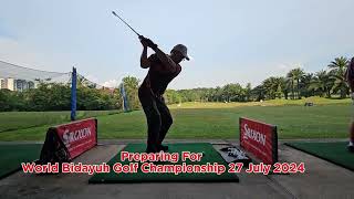 World Bidayuh Golf Championship Preparation5 Years Not Playing Golf❗️❗️❗️ [upl. by Jacobah]