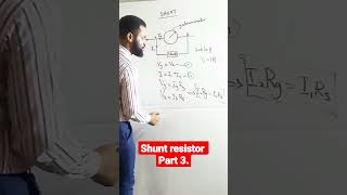 Shunt resistor and formular prove part 3 [upl. by Rana920]