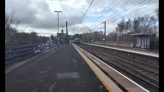 Northern 158860 arrives to terminate at Morpeth [upl. by Parlin]