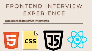 Fresher Interview Experience Mock HTML CSS JavaScript [upl. by O'Donovan593]