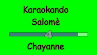 Karaoke Internazionale  Salomè  Chayanne  Letra [upl. by Southworth552]