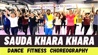 SAUDA KHARA KHARA Bollywood Dance Workout  Sauda Khara Khara Group Dance  FITNESS DANCE With RAHUL [upl. by Aecila]