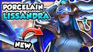 Porcelain Lissandra first impressionsopinions  NEW LISS SKIN  League of Legends PBE Gameplay [upl. by Rtoip]