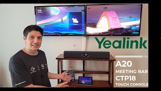 Yealink A20 CTP18  Device Overviews Teams Rooms Setup amp AI Video Modes Demos [upl. by Carnes]