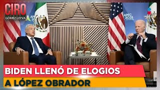 López Obrador y Biden hablaron sobre combate al tráfico de drogas seguridad y migración  Ciro [upl. by Leahcam]