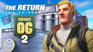 Our FIRST LOOK At Fortnite OG 2 [upl. by Miquela]