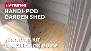 Stratco HandiPod Garden Shed Accessories  Flooring Kit  Installation Guide [upl. by Anomas]