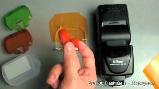 Nikon SB700  Color Filter Gels [upl. by Schuler]