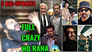 HUGE 5 UPDATES  SALMAN KHAN  AAMIR KHAN  SUNNY DEOL  AJAY DEVGN  BMCM [upl. by Reisfield]