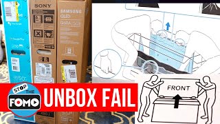 50inch TV Unboxing Fail Q60A vs X80J vs U6G [upl. by Sirotek]