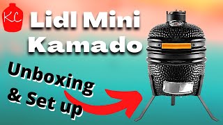 Lidl Mini Kamado 2021  Unpacking and assembly [upl. by Mascia478]