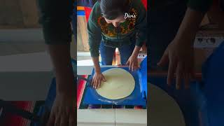 Intenté hacer una tlayuda mediana con esta tortillera grande tortillasdemaiz tortillashechasamano [upl. by Adnole]