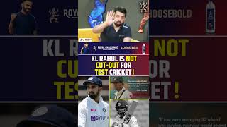 KL RAHUL IS NOT CUTOUT FOR TEST CRICKET klrahul testcricket bgt [upl. by Curnin]