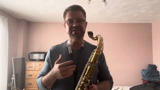 Saxophone embouchure for full tone [upl. by Ainna825]