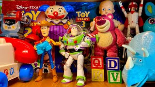 Toy Story 3 Trio Chuckles The Clown Big Baby and Lotso Toy Story Collection Video 9 [upl. by Riatsila768]