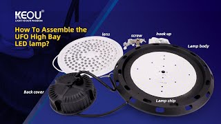 How To Assemble the UFO High Bay LED lamp [upl. by Trautman]