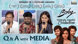 Baby Movie Team Q amp A With Media At Baby Filmfare Awards Celebrations  Anand Deverakonda [upl. by Casady854]