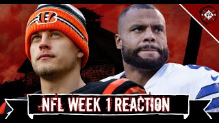 🚨NFL week 1 reaction Patriots upset Bengals Cowboys smoke pathetic browns🔥 [upl. by Eelirak]