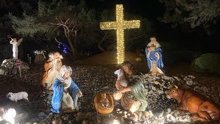 Nativity grotto at Bronners CHRISTmas Wonderland [upl. by Price]