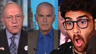 Norman Finkelstein DESTROYS Alan Dershowitz In Debate On Piers Morgan  Hasanabi reacts [upl. by Nnahoj]