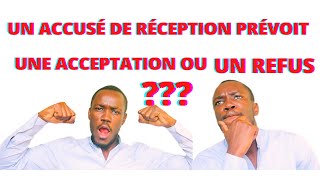 CAMPUS FRANCE 🇫🇷  UN ACCUSÉ DE RÉCEPTION PRÉVOIT UNE ACCEPTATION OU UN REFUS [upl. by Swanhildas503]