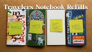 My Favorite Travelers Notebook Journal Inserts [upl. by Norted]