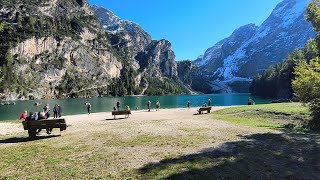 A Hidden Gem Exploring Mesmerising Lake Braies in 4K dolomites italy europe travel [upl. by Cleo]