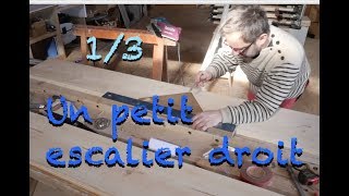 TUTORIEL  UN PETIT ESCALIER DROIT 12 [upl. by Dolley]