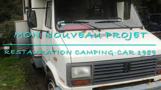 Restauration de mon camping car Peugeot j5 AUTOSTAR 505 GTX vanlife campingcar peugeotj5✌️ [upl. by Hughie]