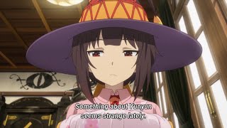 Megumin is worried about Yunyun  Kono Subarashii Sekai ni Bakuen wo [upl. by Berkshire]