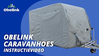 Obelink Caravanhoes plaatsen  Instructievideo  Obelink [upl. by Nathalia]