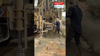 Borewell machine Drilling Slow motion 🔥 Borewell machine borewell machine shorts ytshorts [upl. by Assilana]