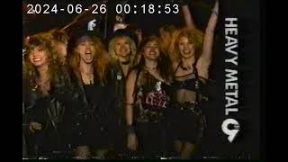 wor new york channel 9 hit paraders heavy metal meltdown promo may 1988 [upl. by Gelya]