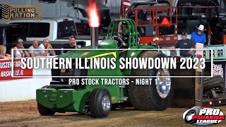 Pro Stock Tractors full class PPL at Southern Illinois Showdown 2023 Night 1 Nashville IL 6223 [upl. by Aihseit214]