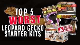 TOP 5 Worst Leopard Gecko Starter Kits  AVOID AT ALL COSTS [upl. by Lust]