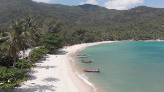 Bottle Beach Drone  Koh Phangan Thailand 2024 [upl. by Oiramat]