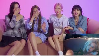 BLACKPINK REACTS ON ROSES SOLO ALBUM quotON THE GROUNDquot MV  REACTION VIDEO [upl. by Schoenfelder292]