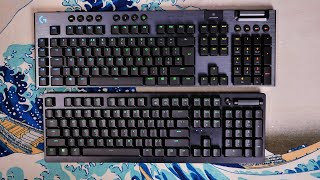 Razer copied Logitech Razer DeathStalker V2 Pro vs Logitech G915 keyboard comparison [upl. by Lorusso]